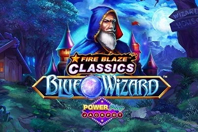 17189 fire blaze blue wizard powerplay jackpot